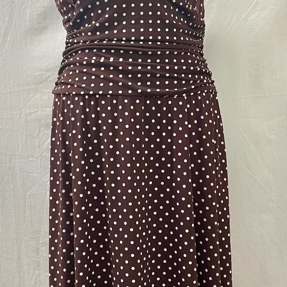 Ronni Nicole Brown Polka Dot Dress